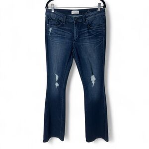Greywire - Women's Waverly Bootcut Distressed Jeans Dark Blue‎ - Sz. 30
